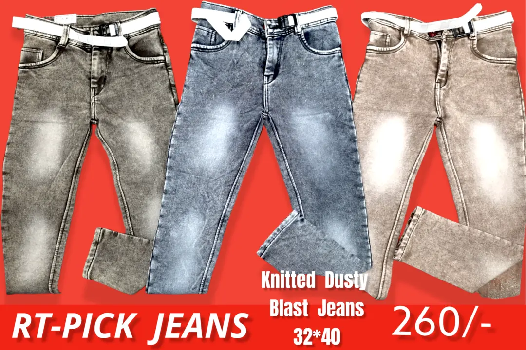 KIDS KNITTED JEANS uploaded by RISHABH TRADERS on 2/27/2023