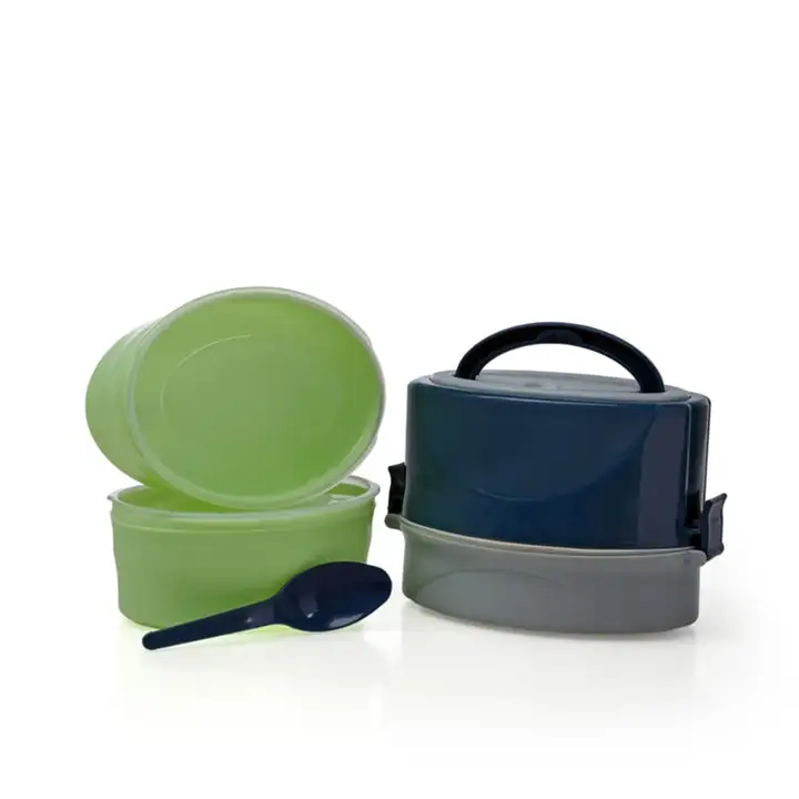 BLUE CLASSIC 2LAYER LUNCH BOX AIRTIGHT LUNCH BOX uploaded by business on 2/27/2023