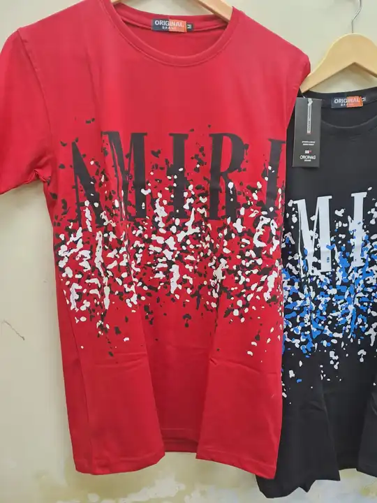 BRAND - AMIRI
COLOUR -4
FABRIC- cotton lycra 
DEGINE-  Tshirt
SiZe -m To xl
LIMTED STOCK🔥
ODER FAST uploaded by HGY FASHION on 2/27/2023