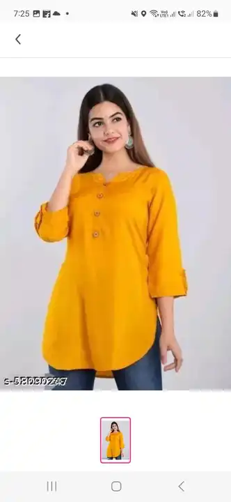 Short kurti uploaded by business on 2/27/2023