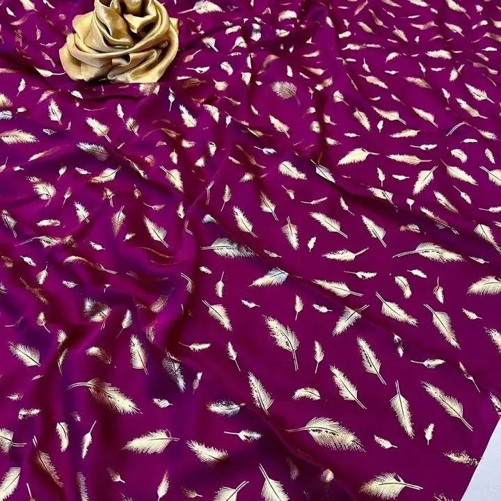Pure satin silk saree uploaded by GS TRADERS on 2/27/2023
