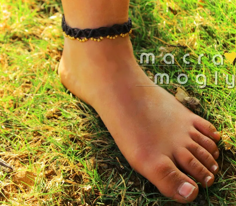 Macrame anklet  uploaded by MacraMogly  on 2/27/2023