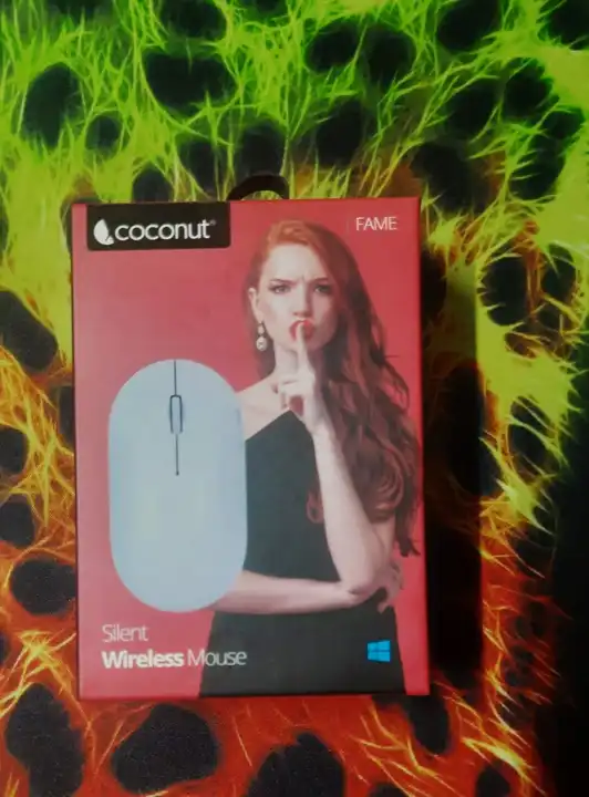 Coconut wireless mousr uploaded by Mega compu world on 2/27/2023