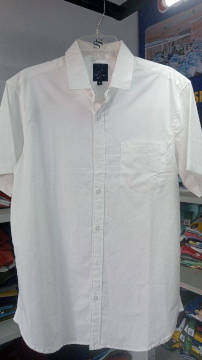 White Formal Shirt uploaded by Sree Akshayam Garments on 2/28/2023