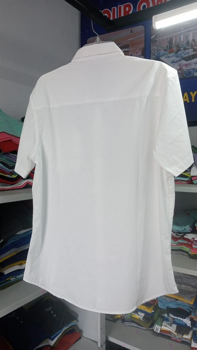 White Formal Shirt uploaded by Sree Akshayam Garments on 2/28/2023