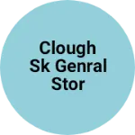 Business logo of Clough sk genral stor