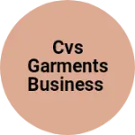 Business logo of CVS GARMENTS Business
