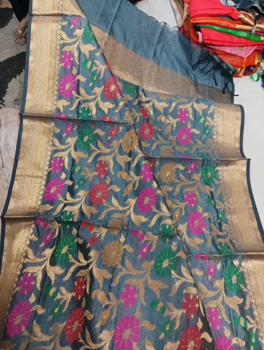 Banarsi silk multi dupatta  uploaded by business on 2/28/2023