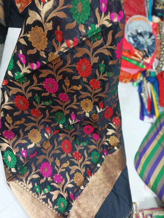 Banarsi silk multi dupatta  uploaded by Sajco textiles on 5/30/2024