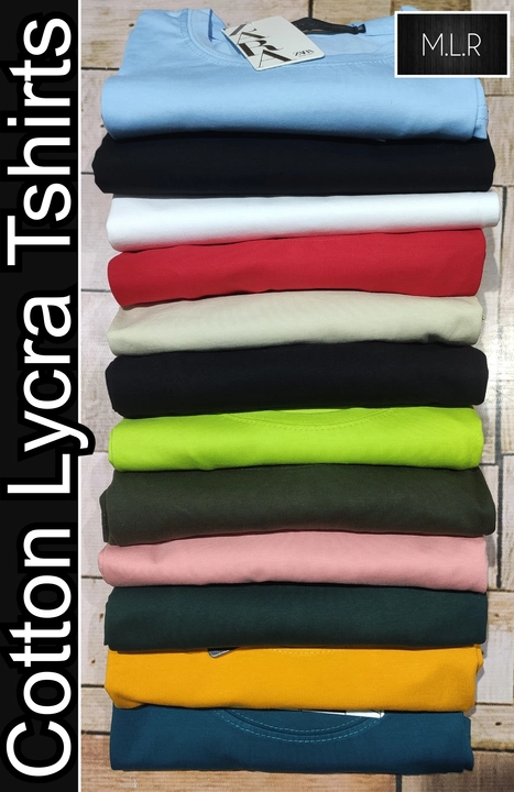 INDIAN COTTON LYCRA TSHIRTS uploaded by business on 2/28/2023
