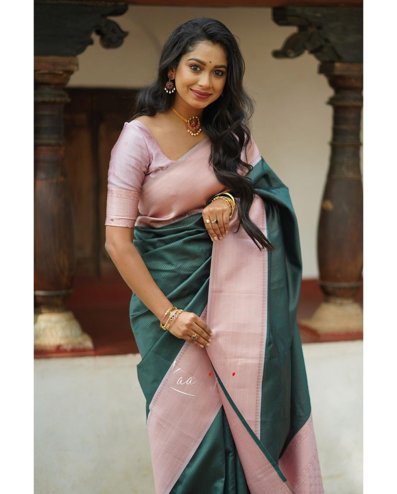 Beautiful Banarasi silk saree  uploaded by Dhananjay Creations Pvt Ltd. on 2/28/2023