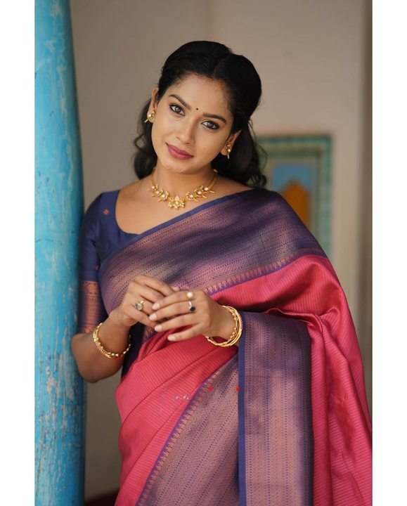 Beautiful banarasi silk saree with blouse piece  uploaded by Dhananjay Creations Pvt Ltd. on 2/28/2023