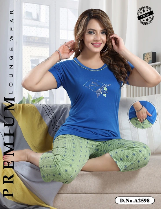 Summer special night suit  uploaded by Pramukh International on 5/20/2024