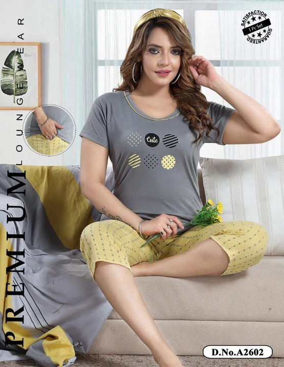 Summer special night suit  uploaded by Pramukh International on 2/28/2023