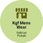 Business logo of Kgf mens wear