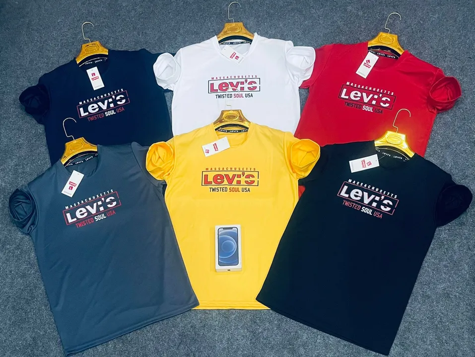 Levi's half sleeve t-shirt  uploaded by Panther garments - manufacturing  on 2/28/2023