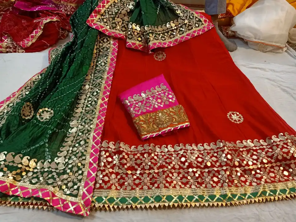 Product uploaded by Jaipuri wholesale gotta patti kurtis nd sarees on 2/28/2023