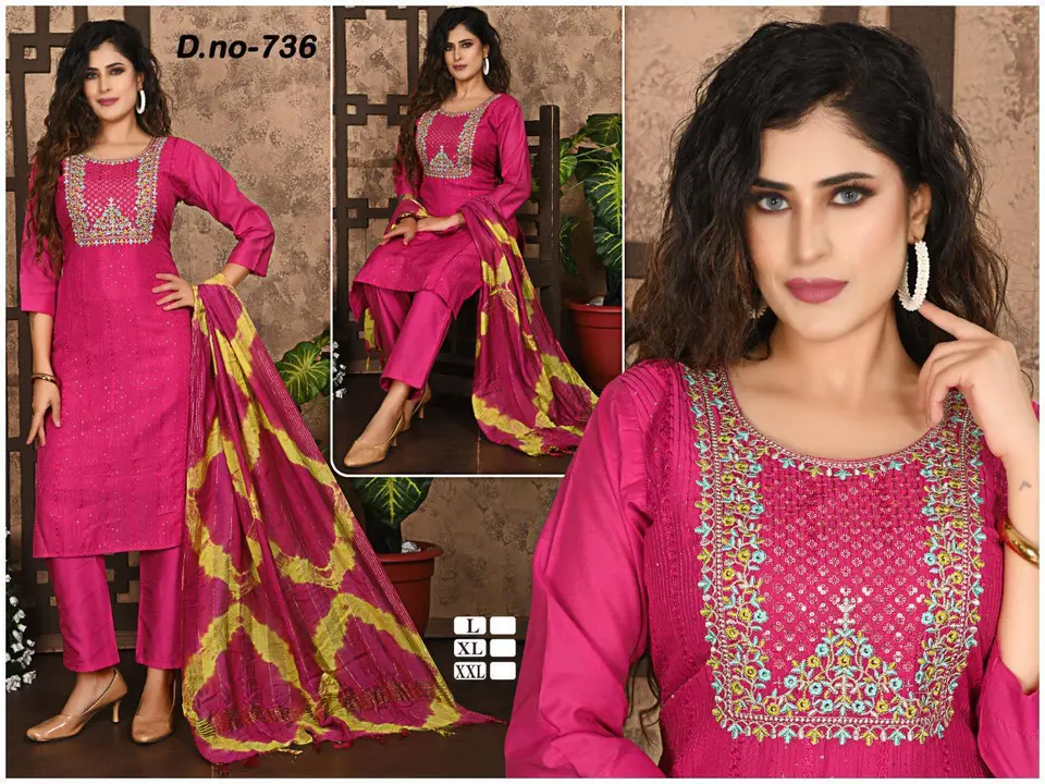 Product image with price: Rs. 650, ID: 3pics-dresse-31b0b0e8