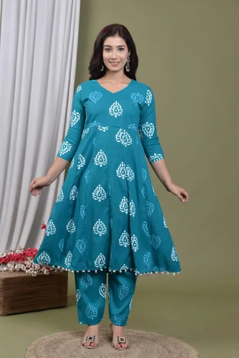 Trendy Kurti with Pant and Dupatta set  uploaded by Shree Dayal and Company on 2/28/2023