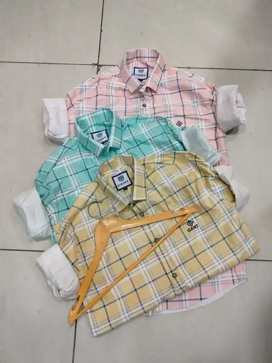 Mens Check Shirt Heavy Laffer Premium Quality  uploaded by Hare Krishna Textile on 2/28/2023
