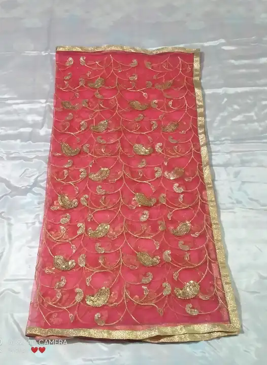 Net embroidered dupatta  uploaded by Sajco textiles on 2/28/2023