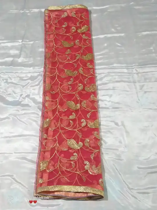 Net embroidered dupatta  uploaded by Sajco textiles on 2/28/2023
