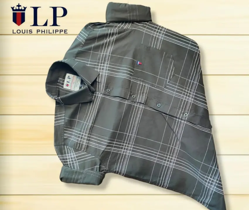Laffer cotton check shirt uploaded by Prayag traders on 2/28/2023