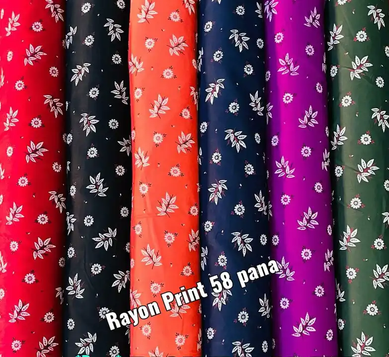 Rayon Print 58 pana  uploaded by Mataji International on 2/28/2023