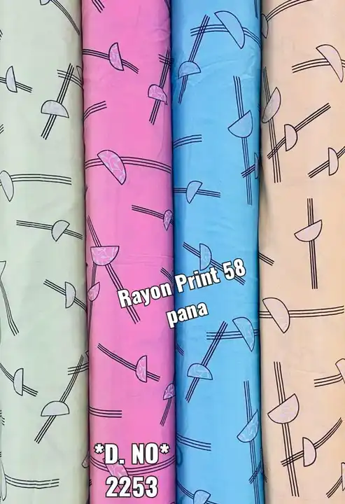 Rayon Print 58 pana  uploaded by Mataji International on 2/28/2023