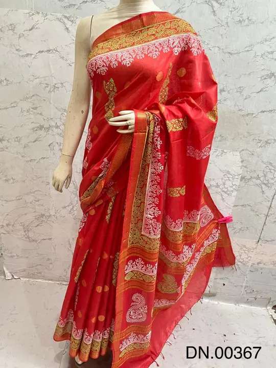 Pure Kota steple silk sarees bhagalpuri  uploaded by MH BRAND on 2/28/2023