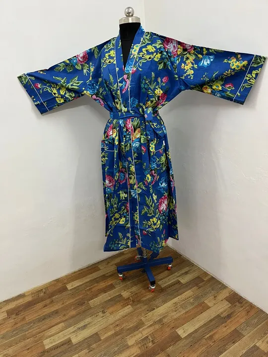 Cotton Kimono Robe uploaded by Kaarigari Kraft Hauz on 2/28/2023
