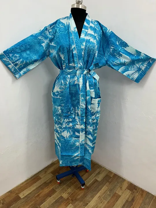 Cotton Kimono Robe uploaded by Kaarigari Kraft Hauz on 2/28/2023