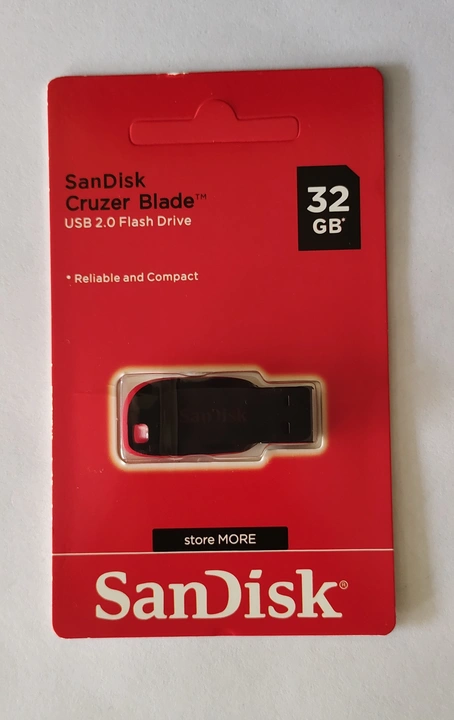 Post image SanDisk pendrive 32 GB with 1 year warranty