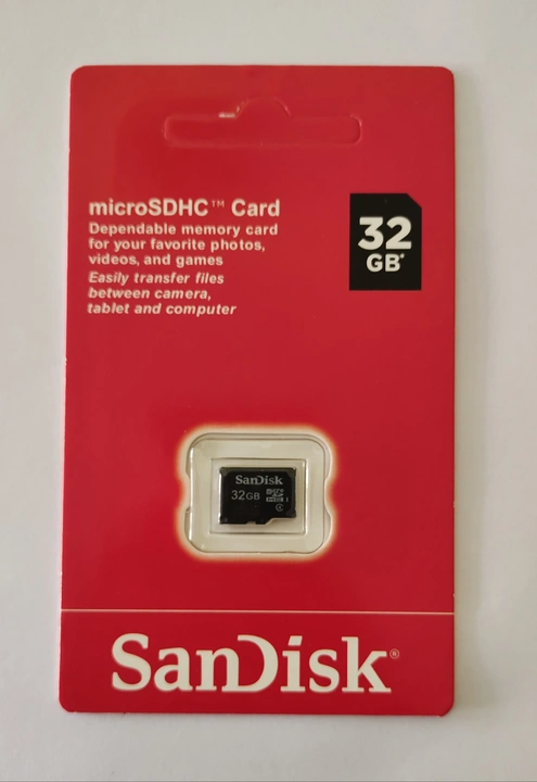 Post image SanDisk 32 GB micro SD card with 1 year warranty