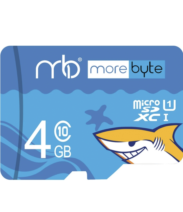 MoreByte 4 GB Micro SD card with 1 year warranty  uploaded by business on 2/28/2023