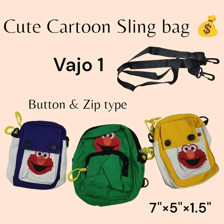 Vajo 1 Cute Cartoon Sling Bag 🛍️ uploaded by Sha kantilal jayantilal on 2/28/2023