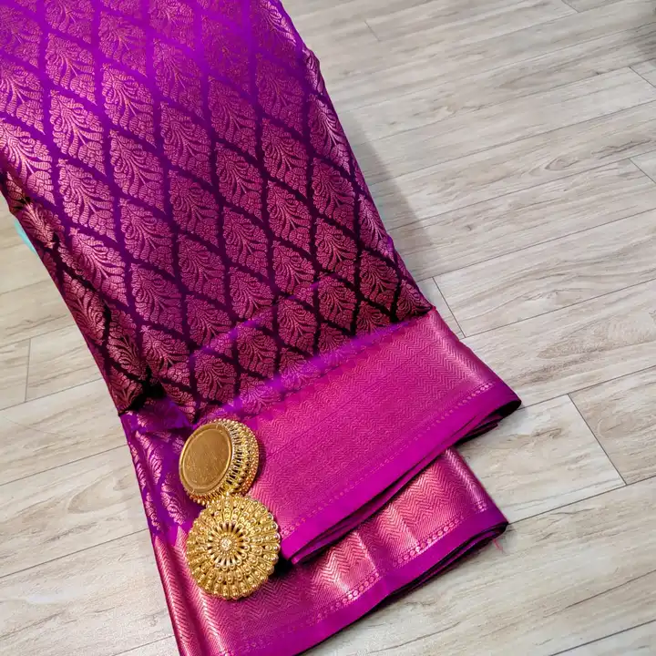 Kanjivaram copper saree uploaded by Sid Textile on 2/28/2023