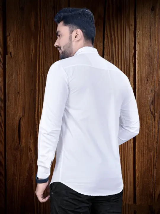 Men Formal Black shirts uploaded by Shiv Chawla Garments on 2/28/2023