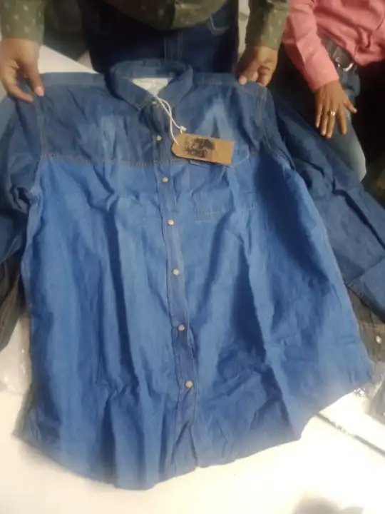 Denim shirts uploaded by business on 2/28/2023