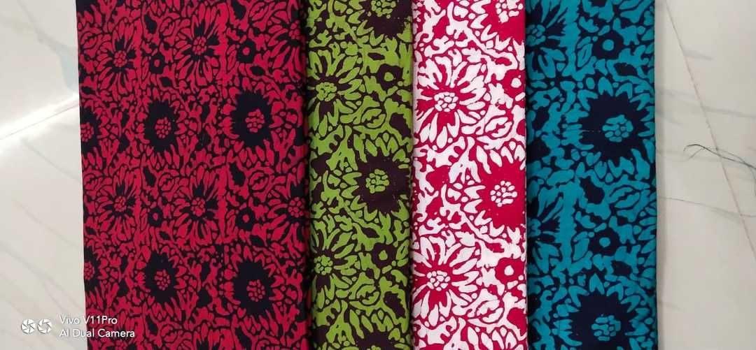 Handblock printed batik fabric  uploaded by Roshan art on 2/23/2021