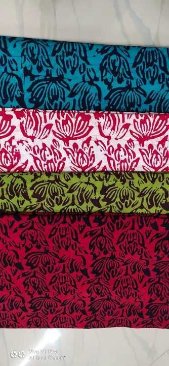 Handblock printed batik fabric  uploaded by business on 2/23/2021