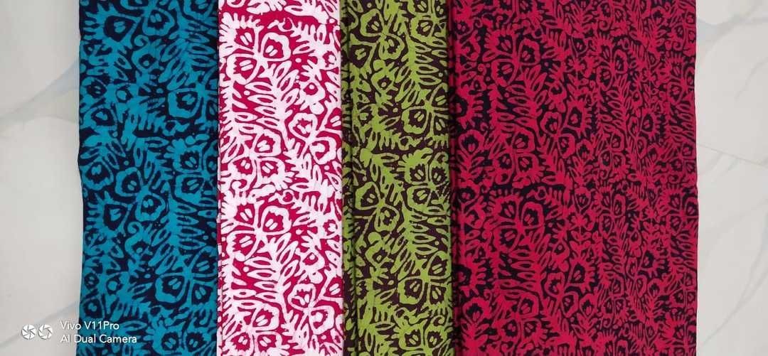 Handblock printed batik fabric  uploaded by business on 2/23/2021