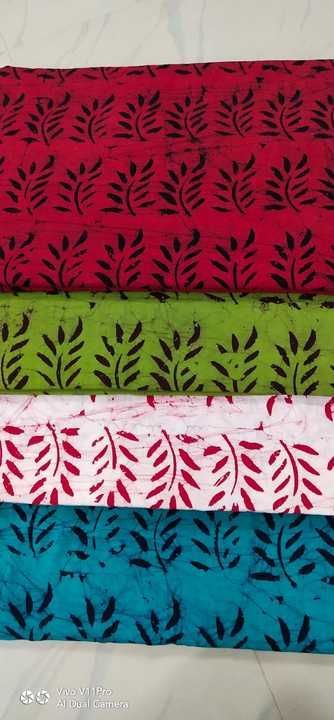 Handblock printed batik fabric  uploaded by Roshan art on 2/23/2021