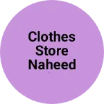 Business logo of clothes store Naheed arfeen