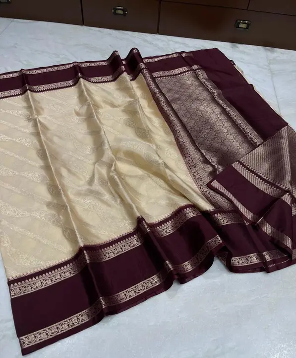 Semi katan shoft silk Saree  uploaded by Shamsher Creation on 2/28/2023