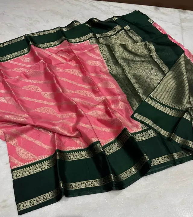 Semi katan shoft silk Saree  uploaded by Shamsher Creation on 2/28/2023