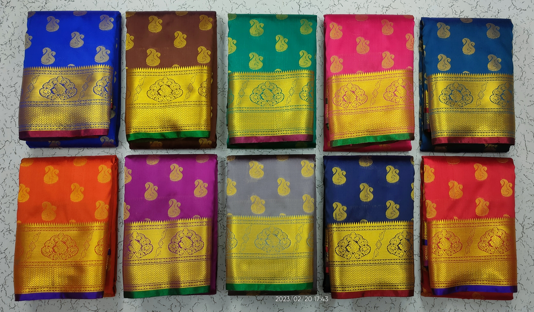 Karishma Banarasi silk sholder saree uploaded by Kasturi Sarees on 2/28/2023