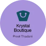 Business logo of Krystal boutique