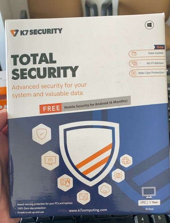 K7 Total Security 1 User 1 Year uploaded by business on 2/23/2021
