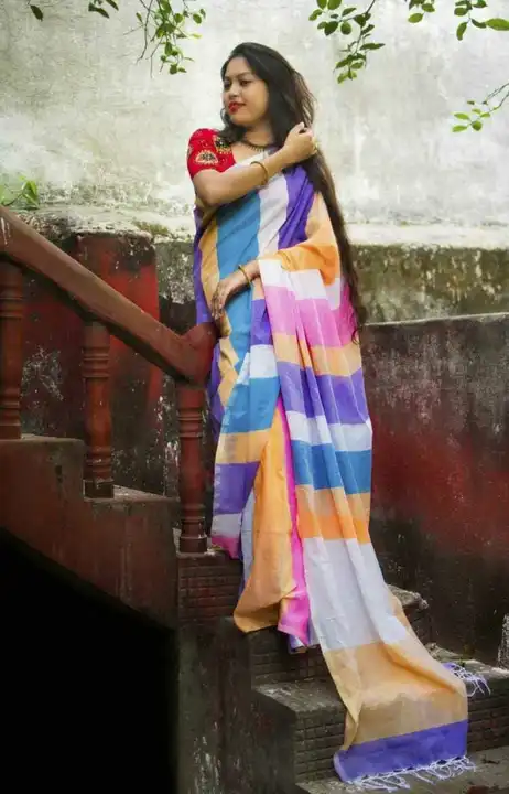 Khadi cotton saree  uploaded by Maa Tara saree canter on 3/1/2023